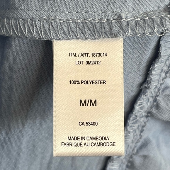 Black Bow Tiered Maxi Dress Blue Size Medium - Picture 9 of 9